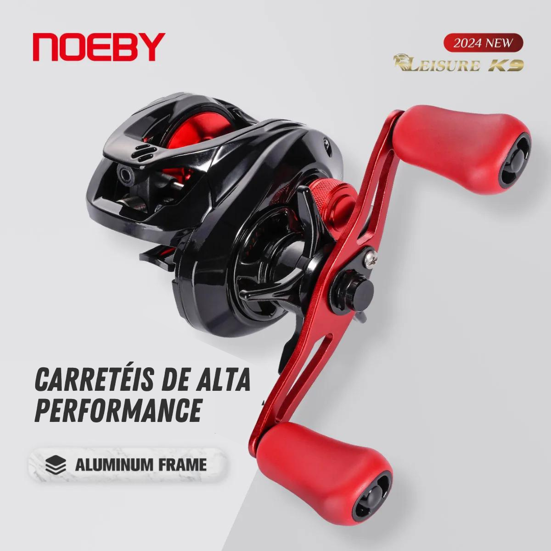 Low Profile Aluminum Fishing Reel - Clube da Pesca