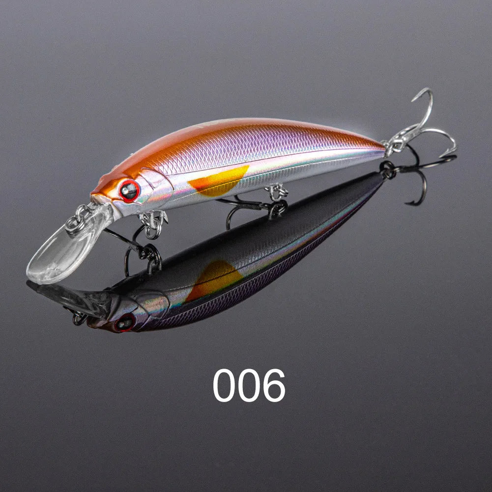 NOEBY 110mm 36g Heavy Sinking Minnow Fishing Lures Rolling Wobblers Artificial Hard Baits Jerkbait for Seabass Fishing Lure