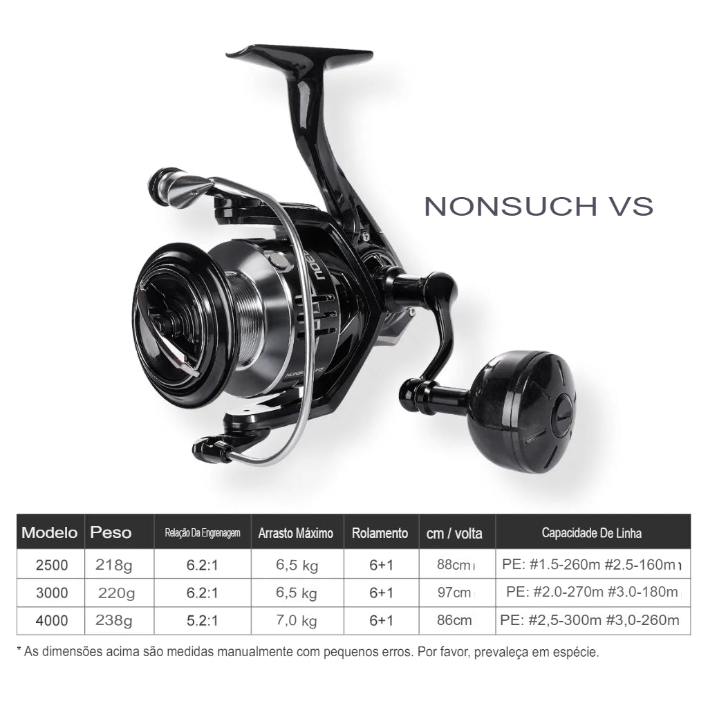 Carbon Fishing Reel series 2500, 3000, 4000