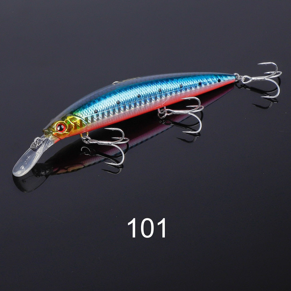 NOEBY 110mm 36g Heavy Sinking Minnow Fishing Lures Rolling Wobblers Artificial Hard Baits Jerkbait for Seabass Fishing Lure