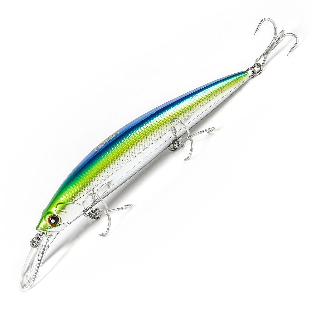 NOEBY 110mm 36g Heavy Sinking Minnow Fishing Lures Rolling Wobblers Artificial Hard Baits Jerkbait for Seabass Fishing Lure